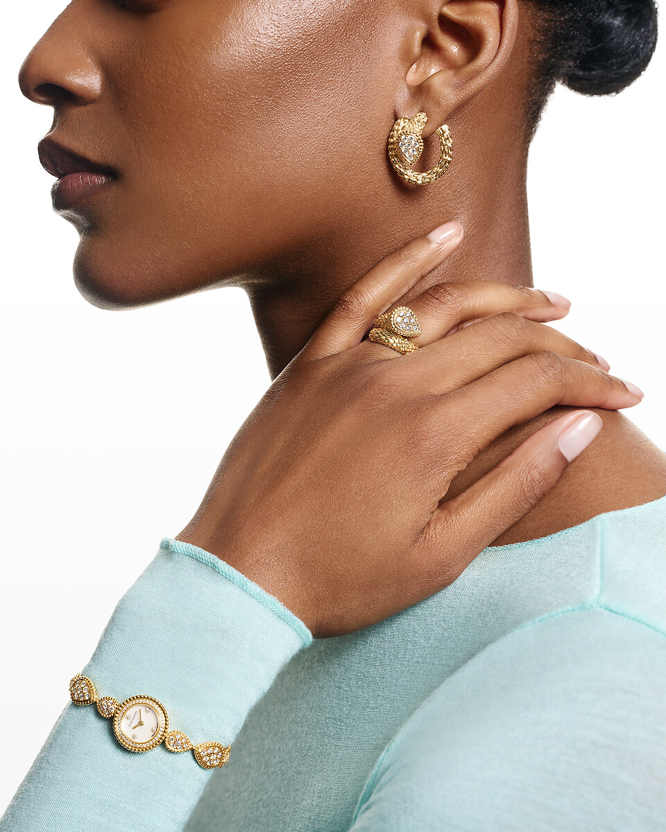 セルパンボエム 1モチーフ リング スモール イエローゴールド