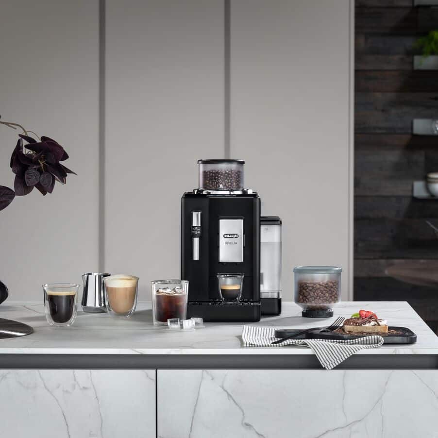 Rivelia with Steam Wand Onyx Black Automatic Coffee Machine