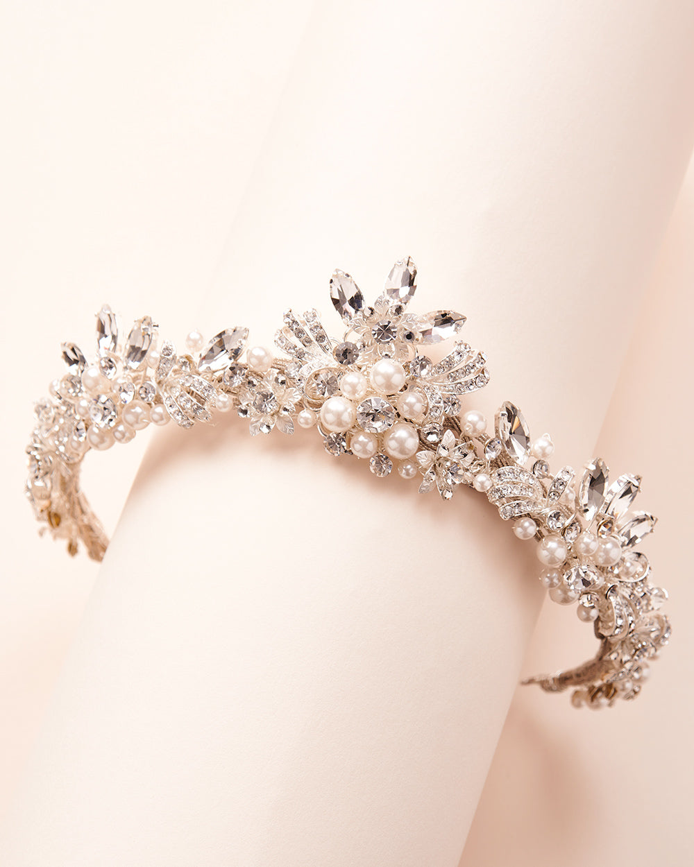 Ophelia Pearl Crown - Shop Bridal Tiaras | Dareth Colburn