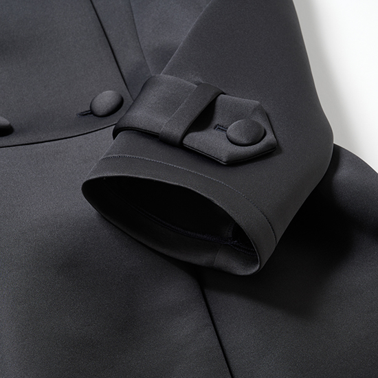 優待価格[THREE SQUARE]ペプラムダブルコート | KOBUNSHA SELECT SHOP