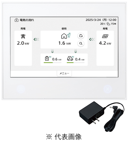 電材 BLUEWOOD / パナソニック MKN7140 AiSEG3 7型モニター付 AC