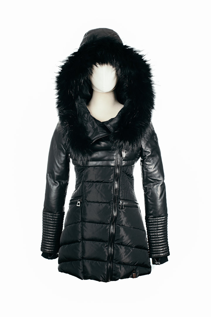 Dejavu Silvia Down Leather Jacket | Coat, Jacket – Dejavu NYC