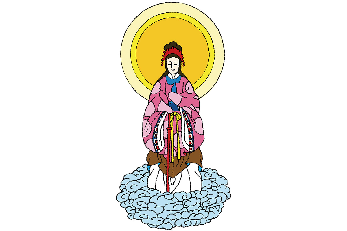 天照大御神（アマテラスオオミカミ）」天の世界を統べる神話の最高神