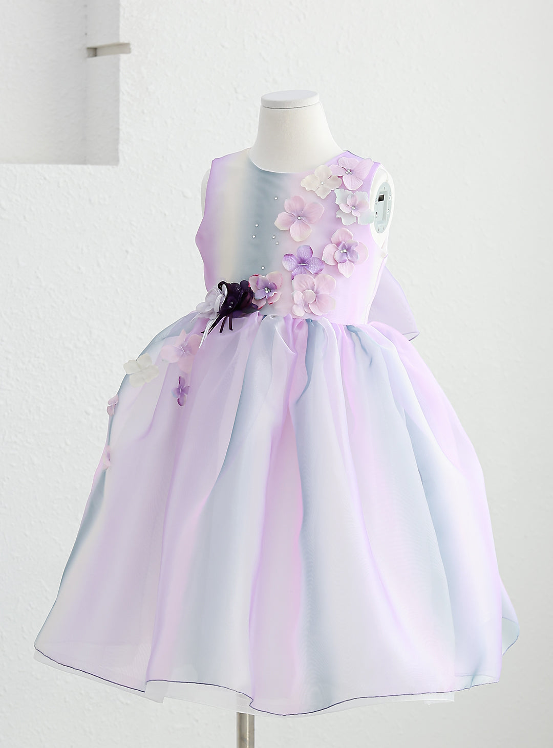 子供ドレス|子供ドレスならグラデーションパープルオーガンジードレス