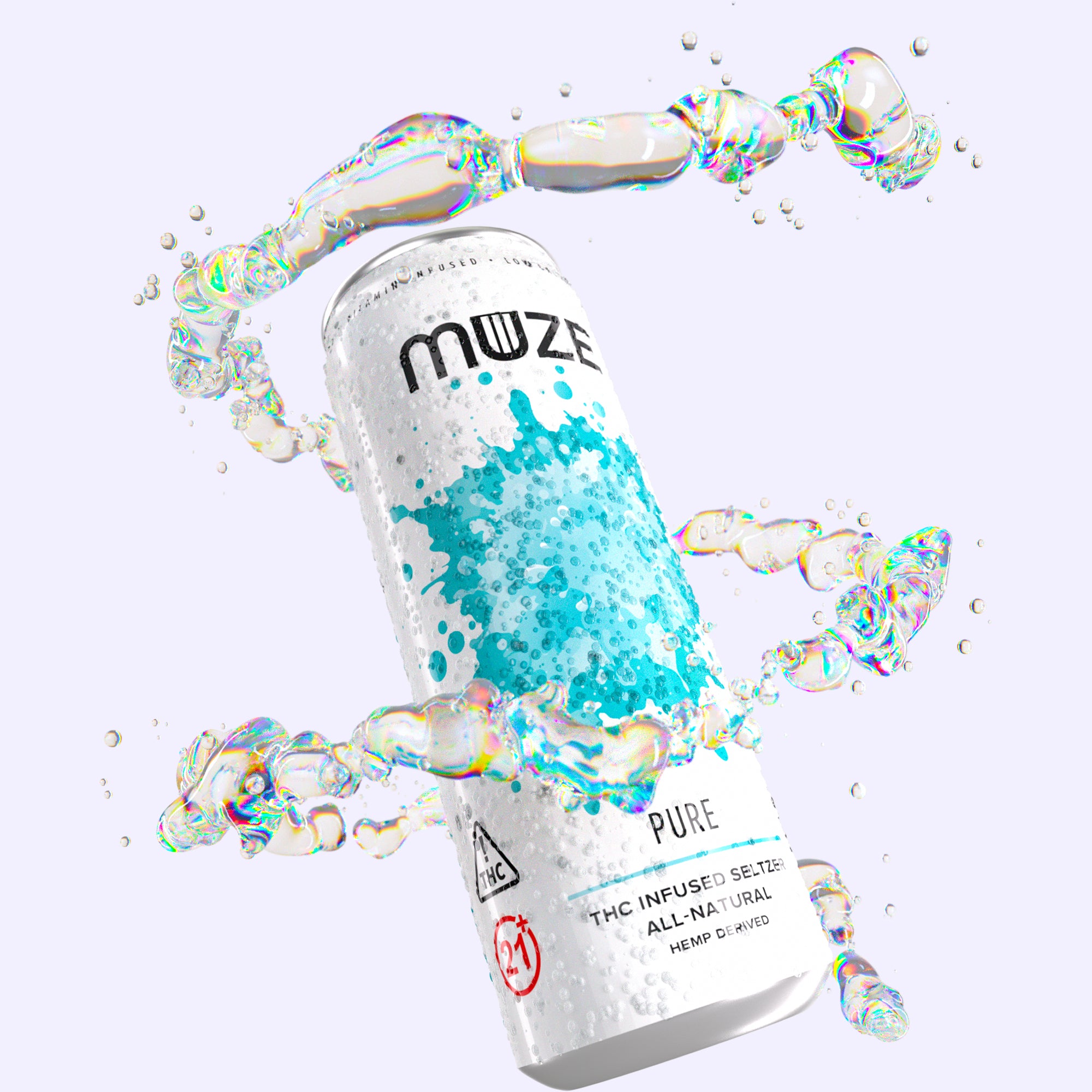 Pure Seltzer - the perfect mixer | 3, 5 & 10mg | Drink Muze – MUZE