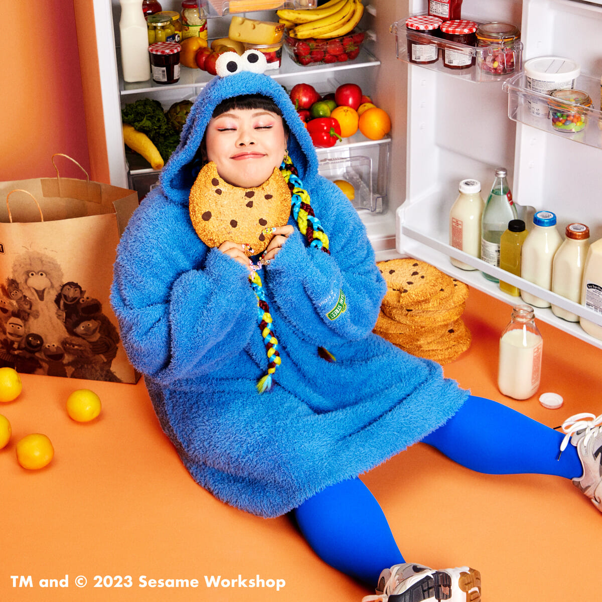 エルモやクッキーモンスターのルームウェア！gelato pique(ジェラート