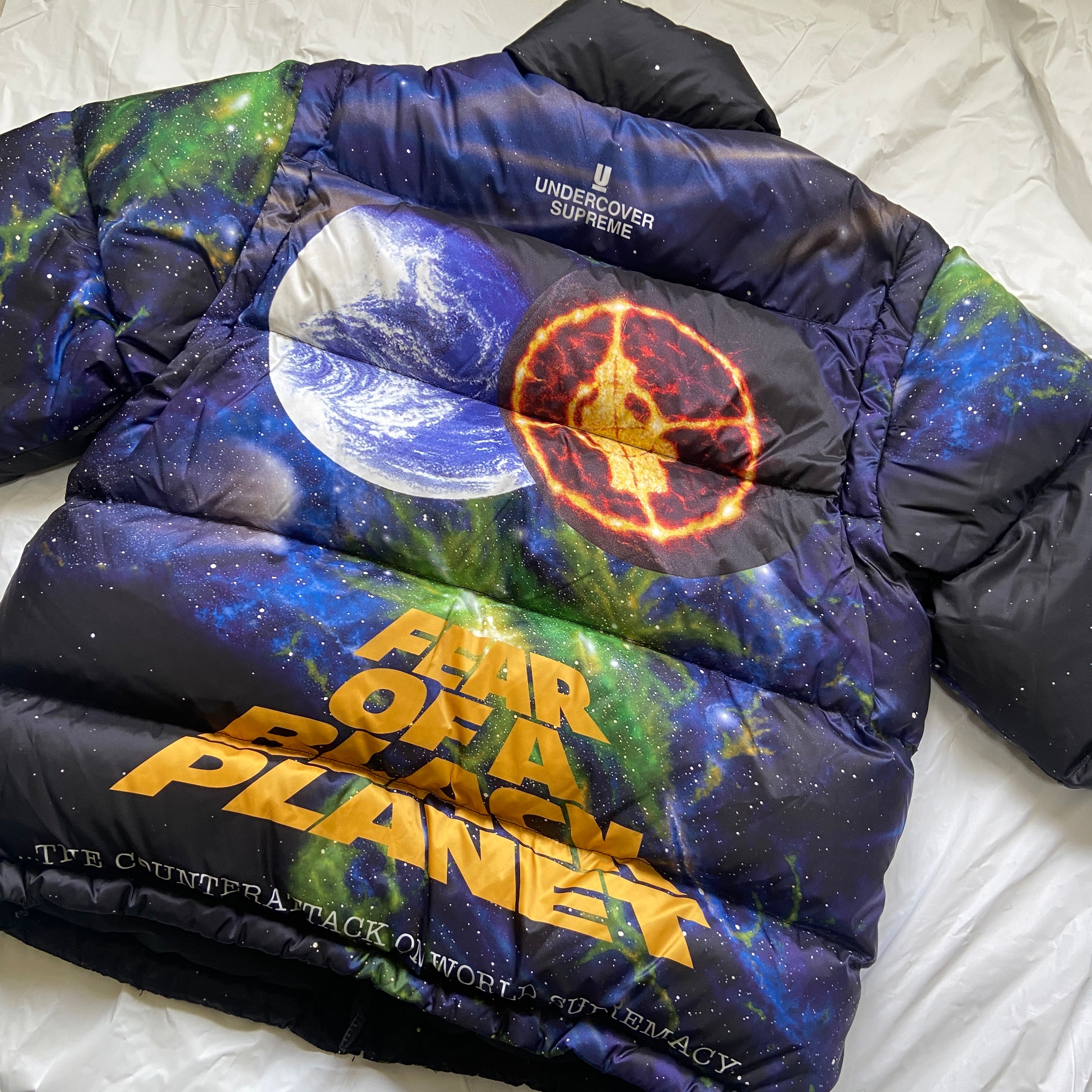 Undercover Supreme public enemy puffer jacket M – Dusty Archive