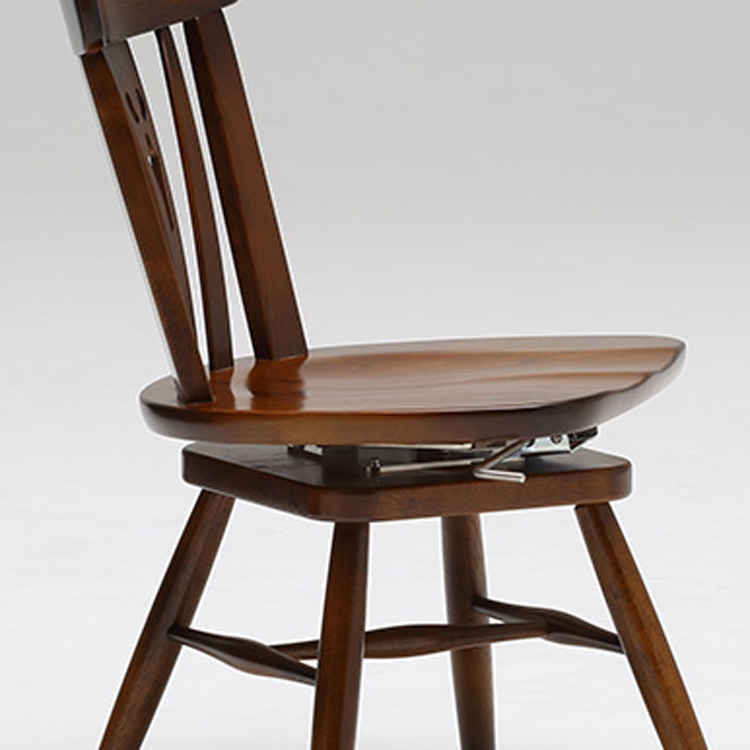 回転式アームレスチェア CC1837 コロニアルウォールナット 通販