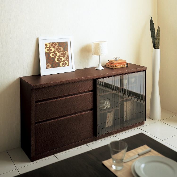 サイドボード 幅160cm HU5767 モカブラウン 通販 | 【公式】カリモク