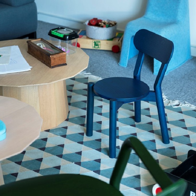 Castor Kids Chair キャストールキッズチェア C3477A インディゴブルー