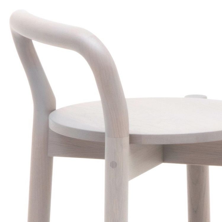 Castor Barstool with Backrest [HIGH] キャストール バースツール