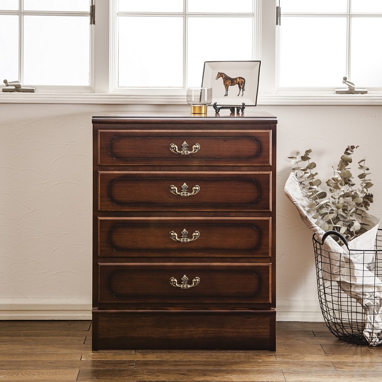 チェスト 幅60cm QC1904 コロニアルウォールナット 通販 | 【公式
