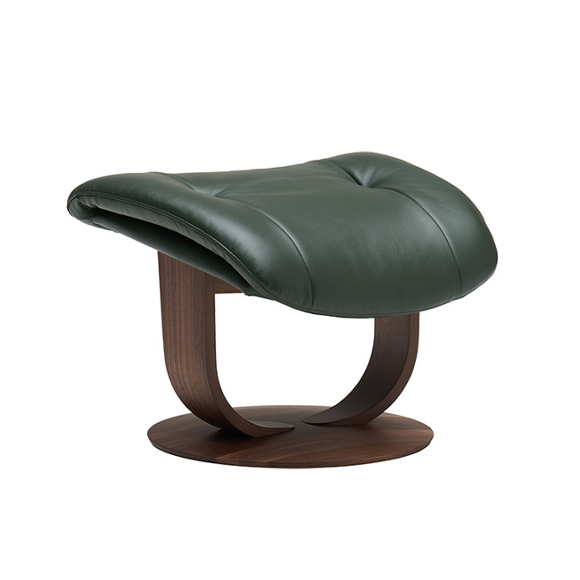 オットマン(M) RU0256 ダークグリーン ウォールナットナチュラル 通販