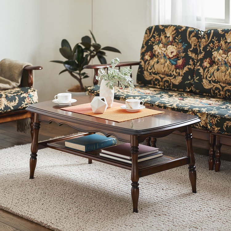 リビングテーブル 幅103cm TC3500 コロニアルウォールナット 通販