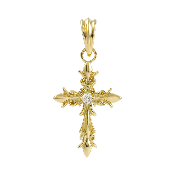 新品] ユキザキ レガリア イエローゴールド ダイヤモンド ペンダント
