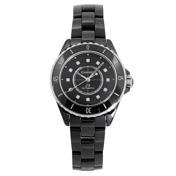 新品] シャネル J12 H2569ブラック ダイヤモンド セラミック | ゆきざき