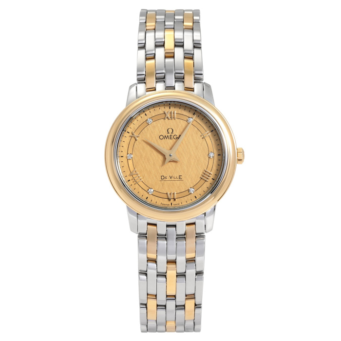 新品] オメガ デ・ヴィル 42420276058004シャンパン ダイヤモンド