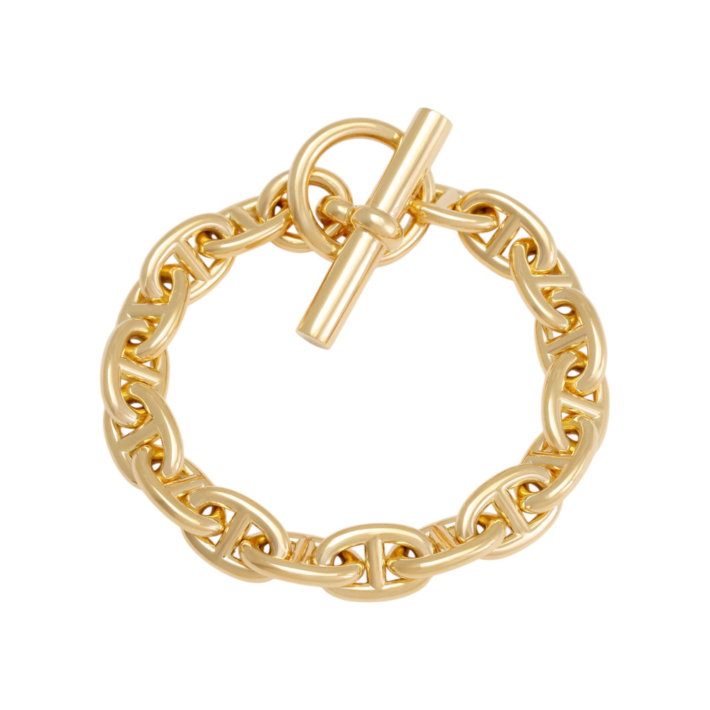 未使用] エルメス シェーヌダンクル PM 17コマ H218835B ブレスレット