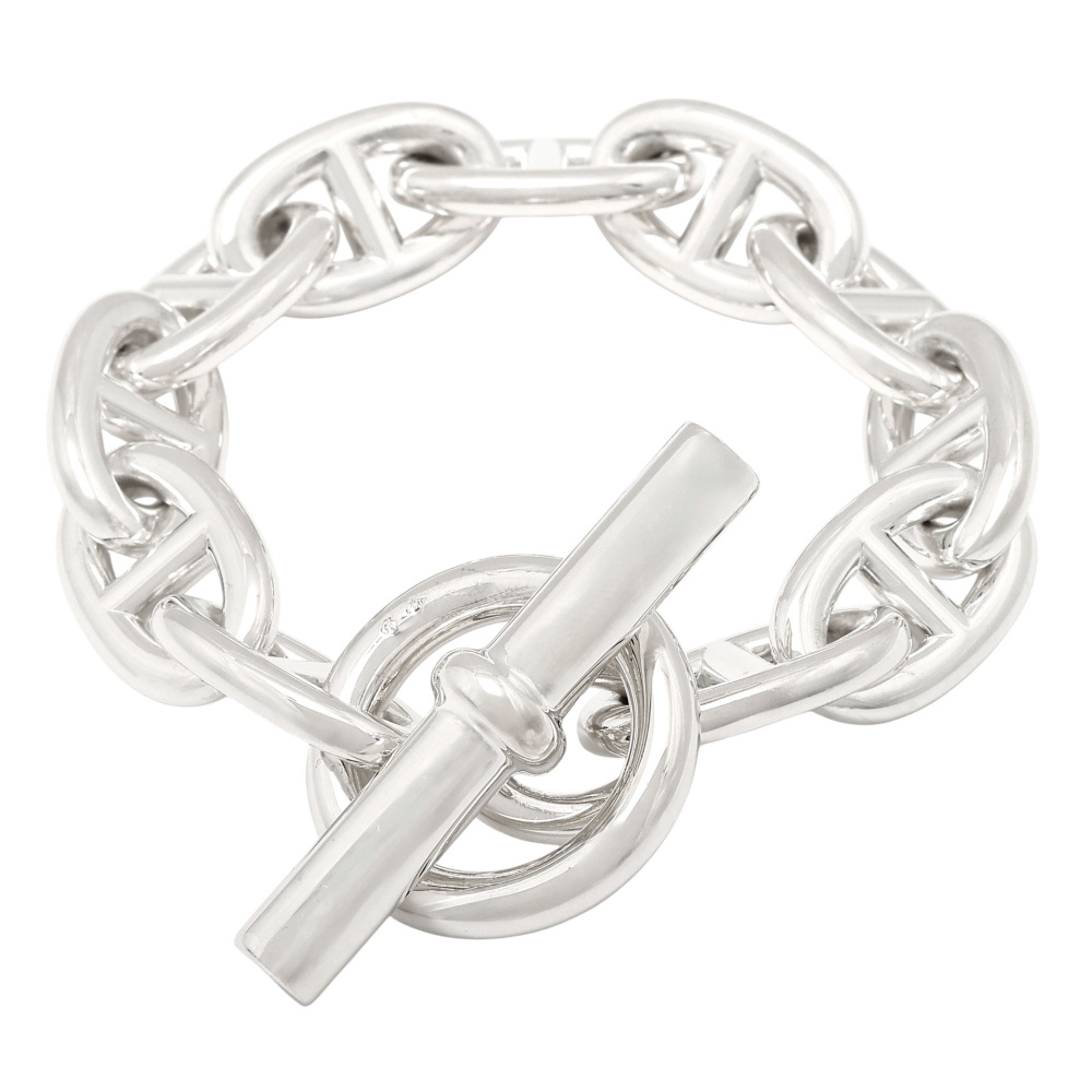 未使用] エルメス シェーヌダンクル TGM 11コマ H101995B ブレスレット