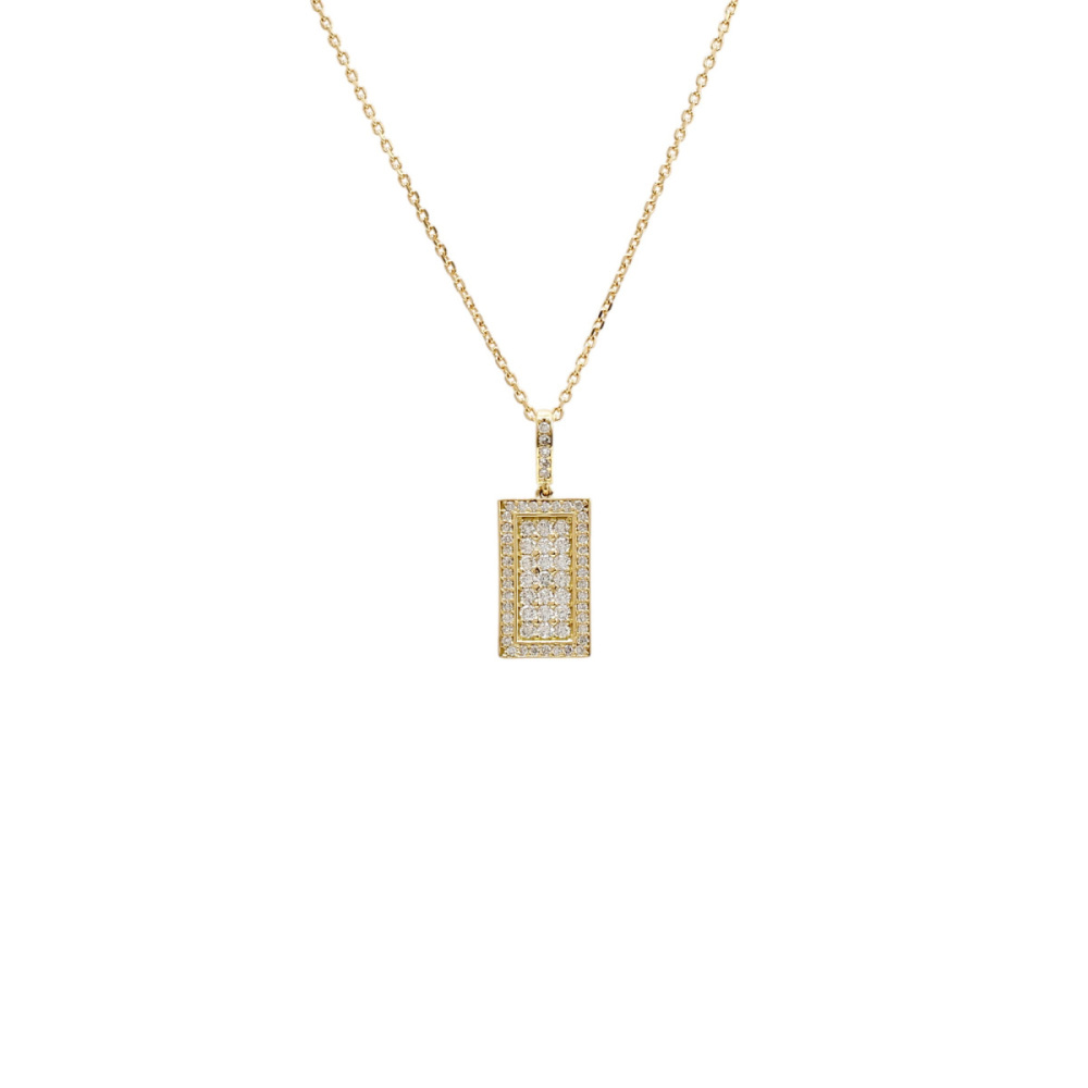 K18イエローゴールド ダイヤモンド ネックレス J398348 | ユキザキ