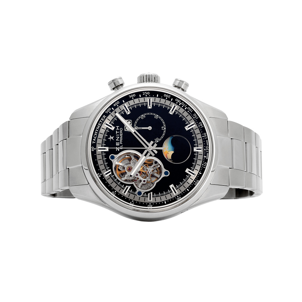 中古] ゼニス クロノマスター エルプリメロ オープン ムーン サン