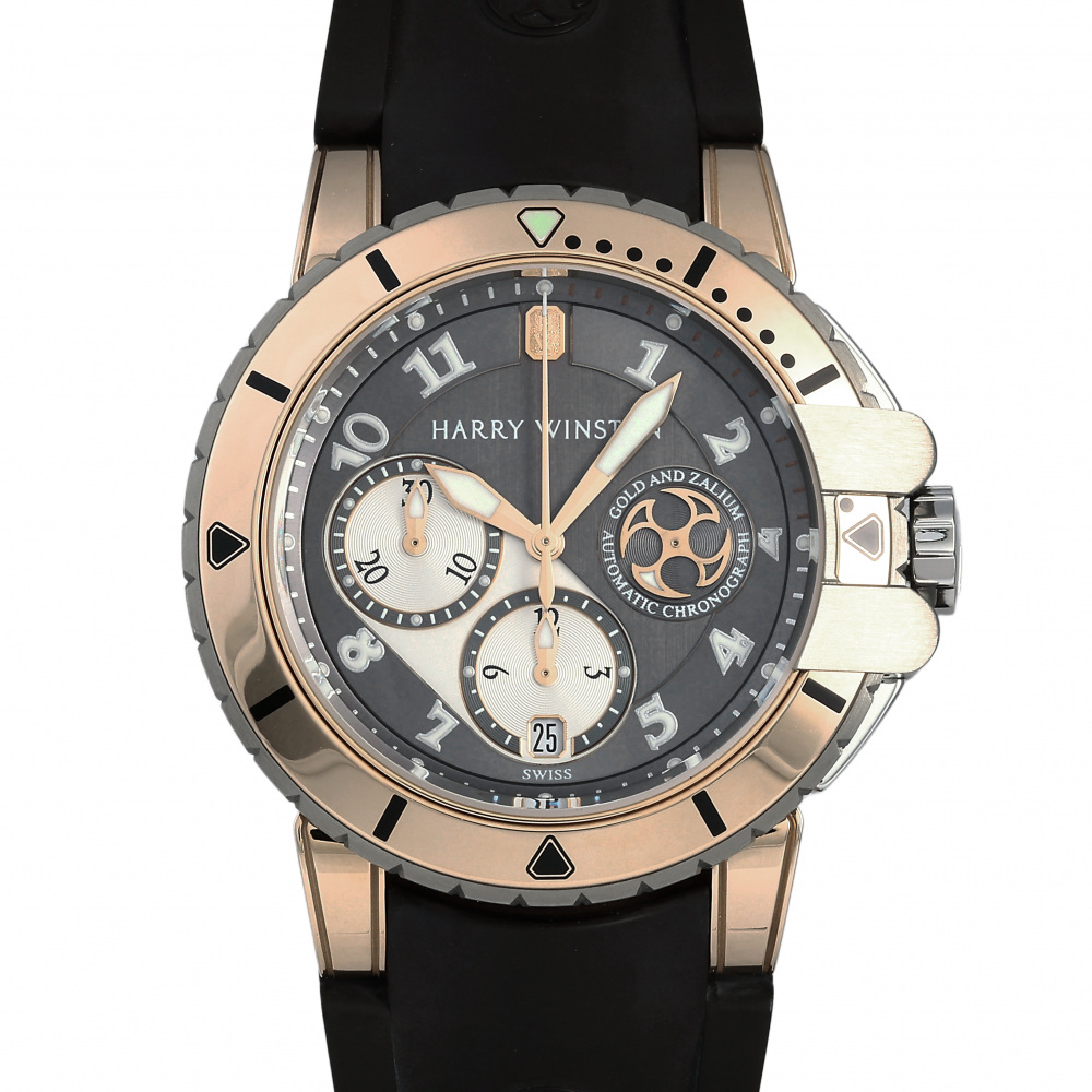 新品] ハリー・ウィンストン オーシャン OCEACH44RZ001グレー/シルバー