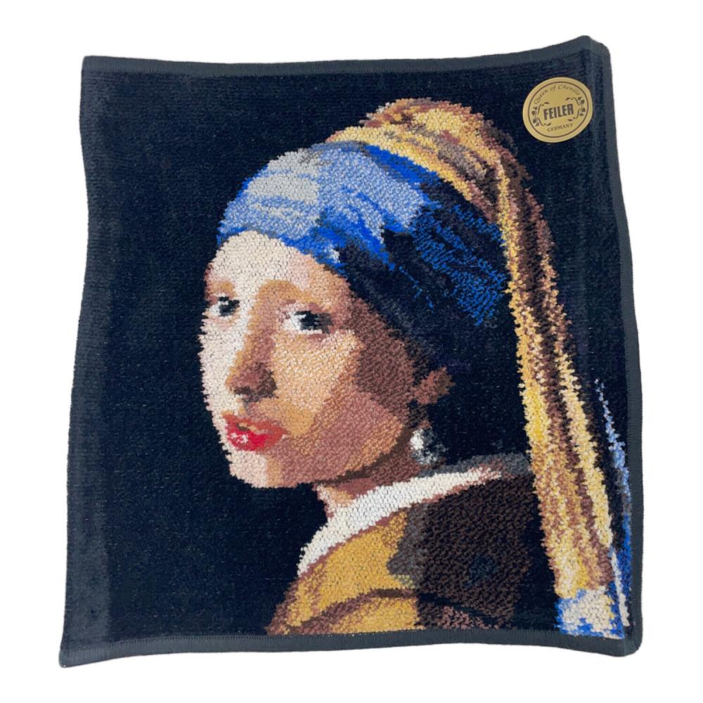 FEILER (フェイラー) タオルハンカチ フェルメール 真珠の耳飾りの少女