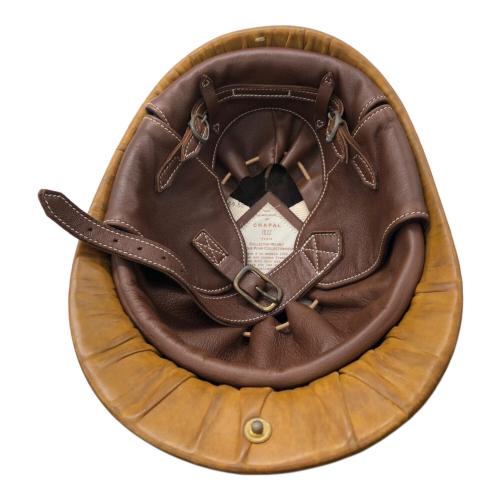 CHAPAL（シャパル）フランス製 ヴィンテージ レザーハット 難あり