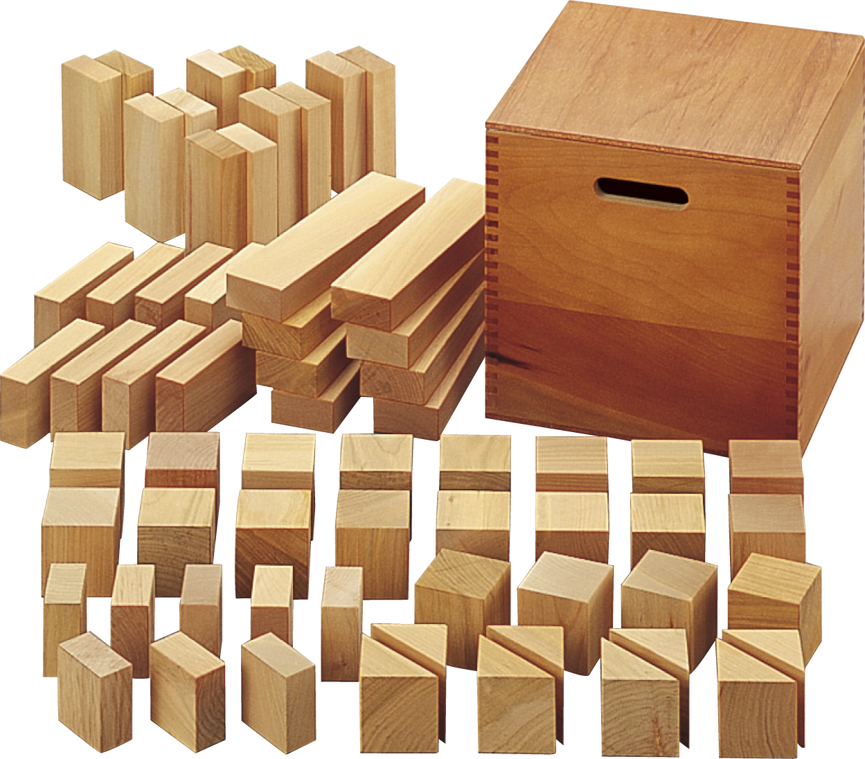 フレーベル館オンラインショップ｜床上積木（中）64個1組: 保育施設向け