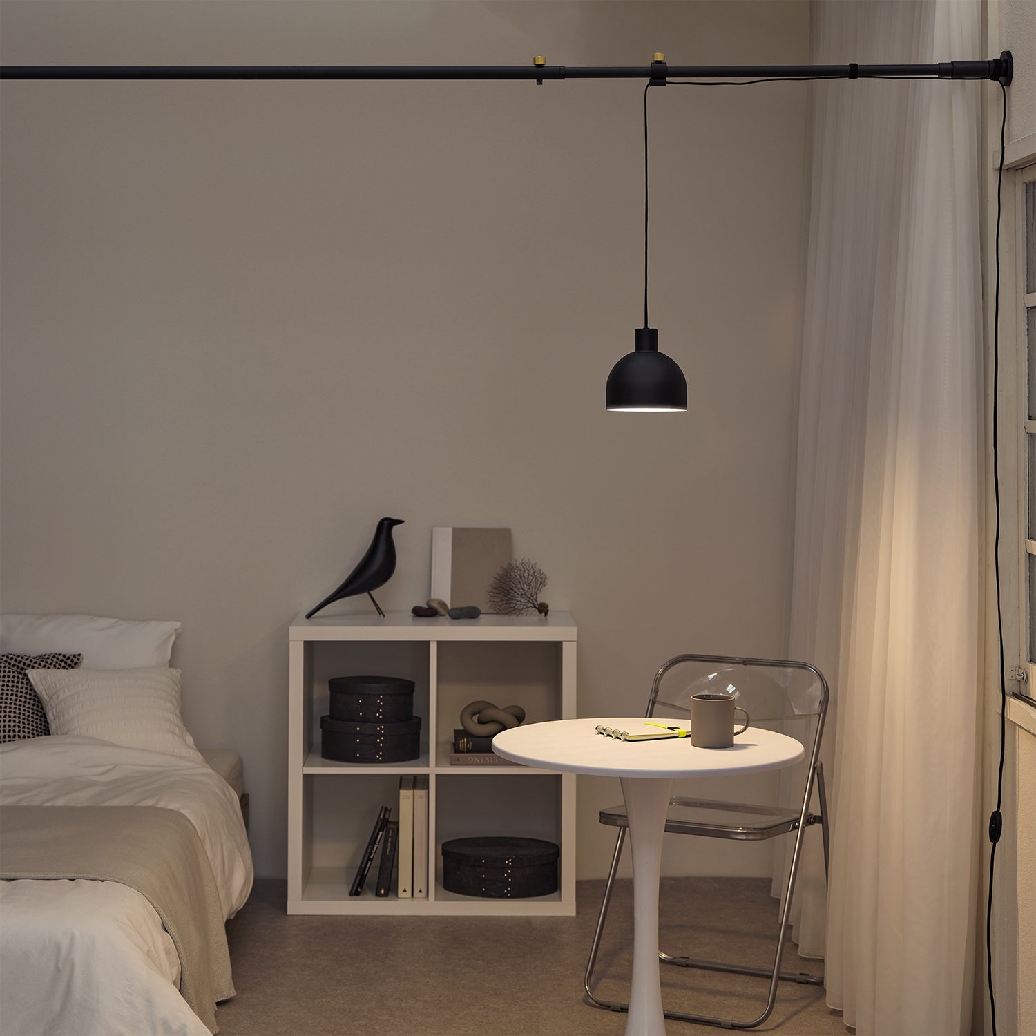 Dome Lamp Black 横取付 D-DL-BK｜平安伸銅工業オンラインショップ