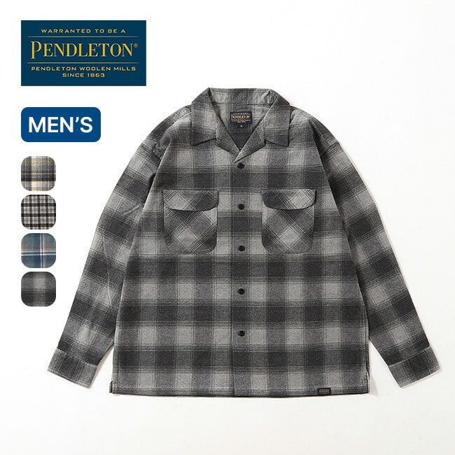 PENDLETON ペンドルトン オープンカラーシャツ メンズ(M チャコール