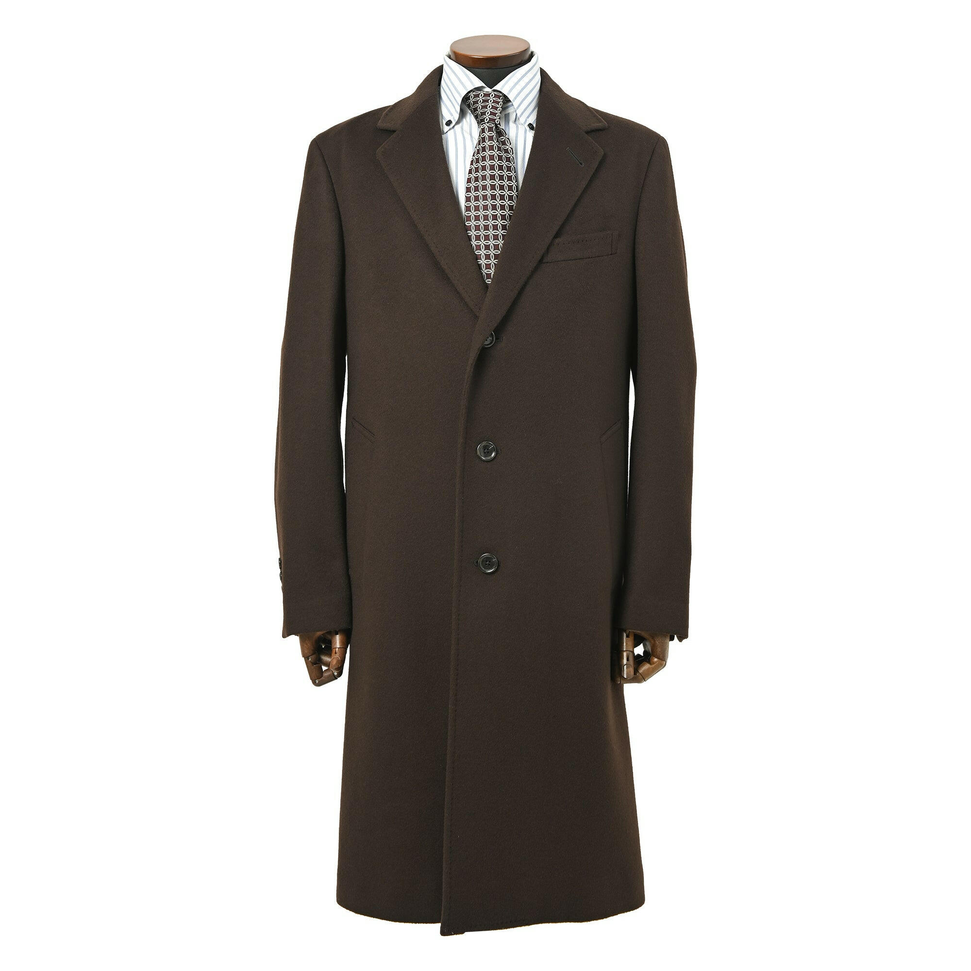 PIACENZA（ピアチェンツァ）カシミヤ チェスター フィールド コート