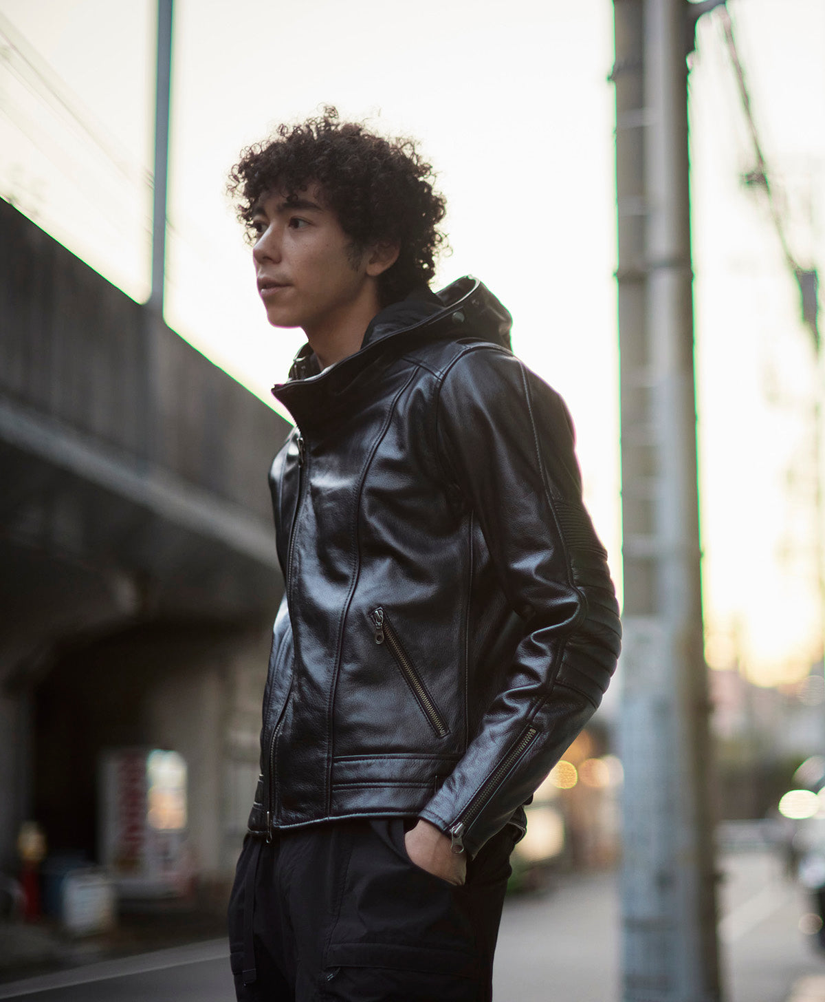 革ジャン フードレザージャケット｜カドヤ公式オンラインショップ｜MR