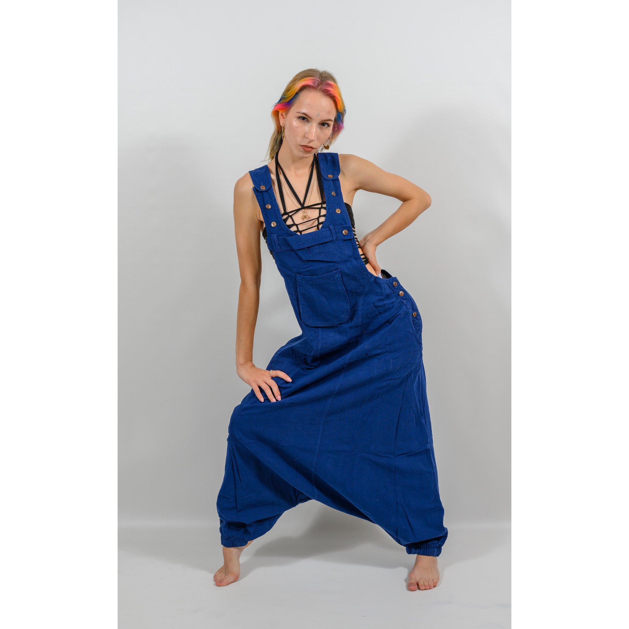 Harem Jumpsuit | Baggy Alibaba Style Drop Crotch Overalls– Ekeko