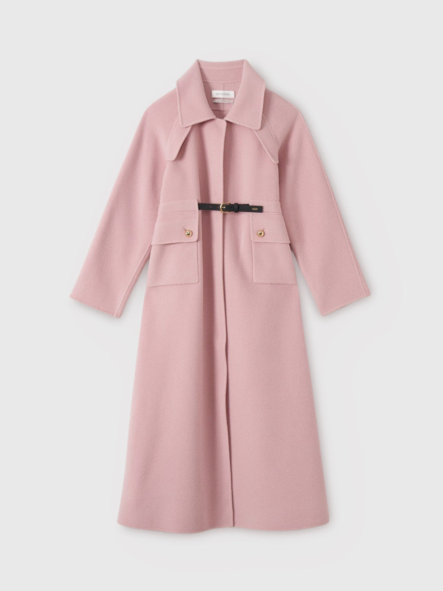 ドルマンシルエットロングコート