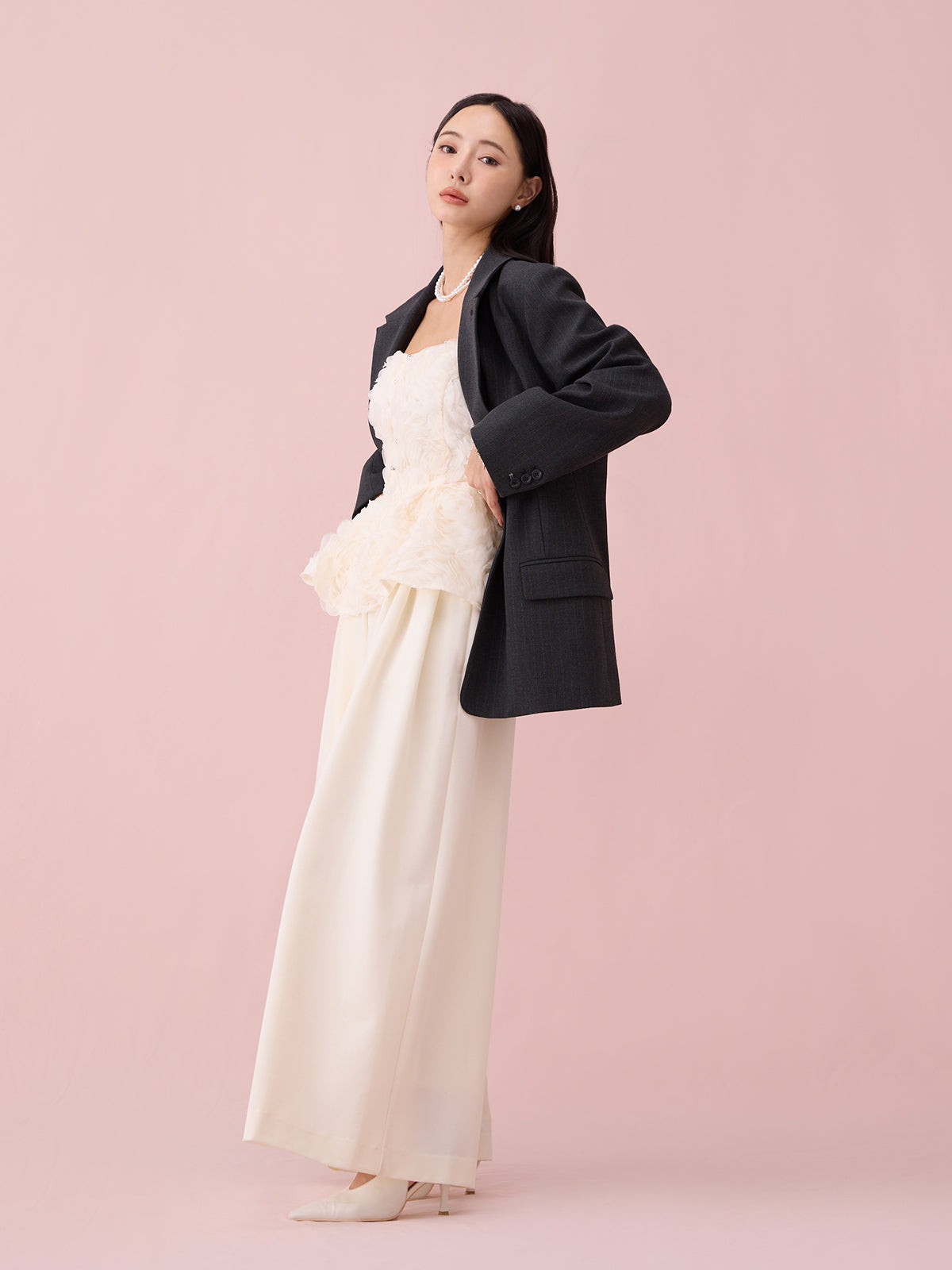 レーストリムカフステーラリングジャケット