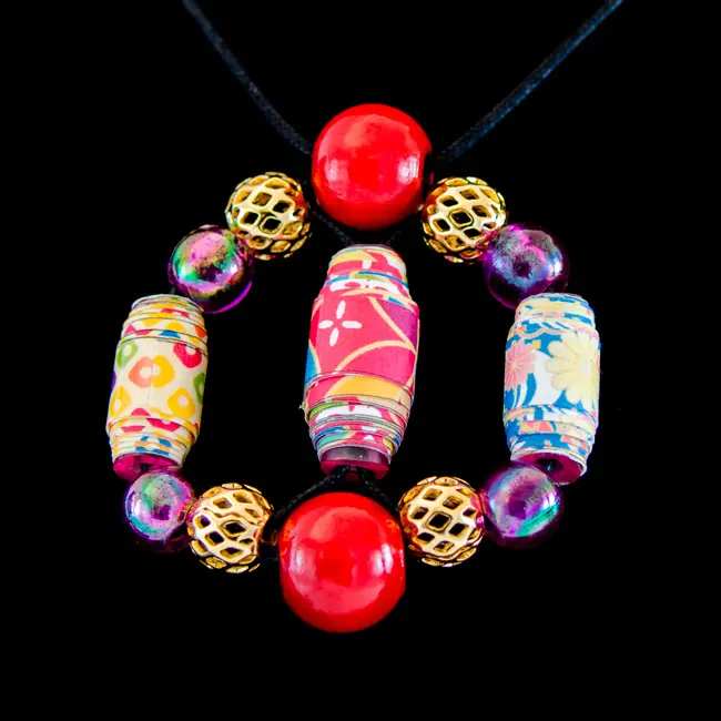 アクセサリー『和柄ネックレス』製品紹介| 介護レクキット