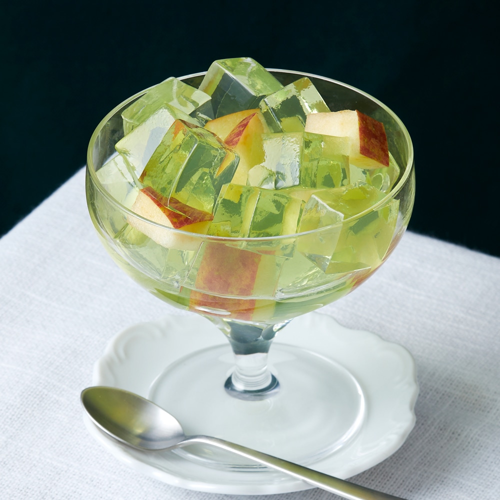 寒天の専門店】カップゼリー80℃ 青りんご味(2袋入): スイーツ_