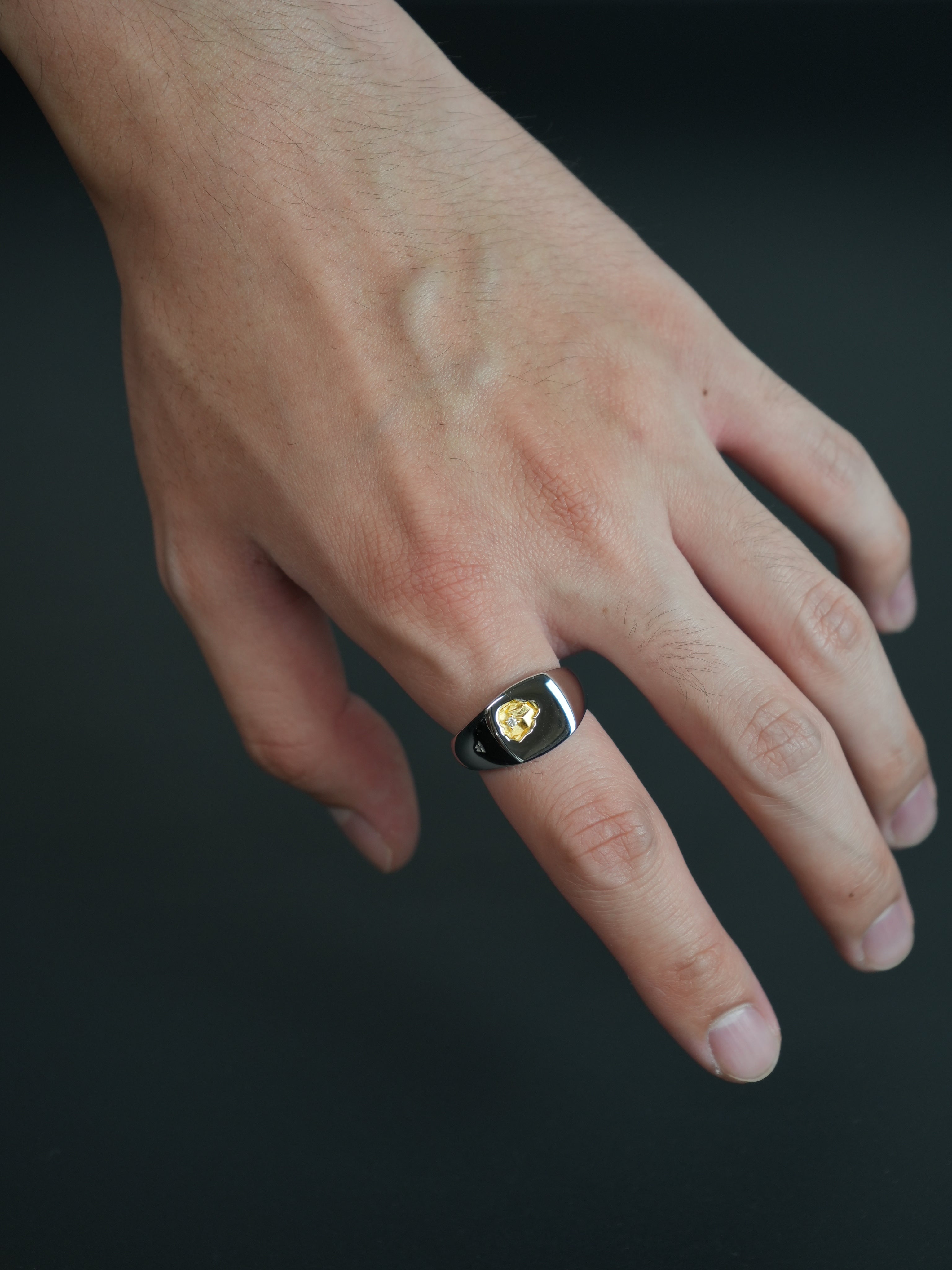 Mined Ring Small Diamond