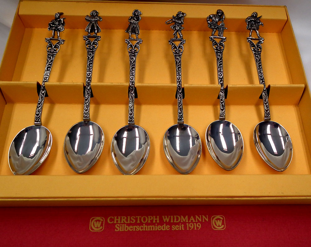 クリストフ ウィドマン 銀製デミタススプーン6客セット