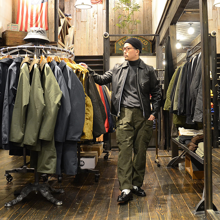 VANSON (バンソン) Explorer別注 ENFIELD-SLIM FITTED SOFT COW