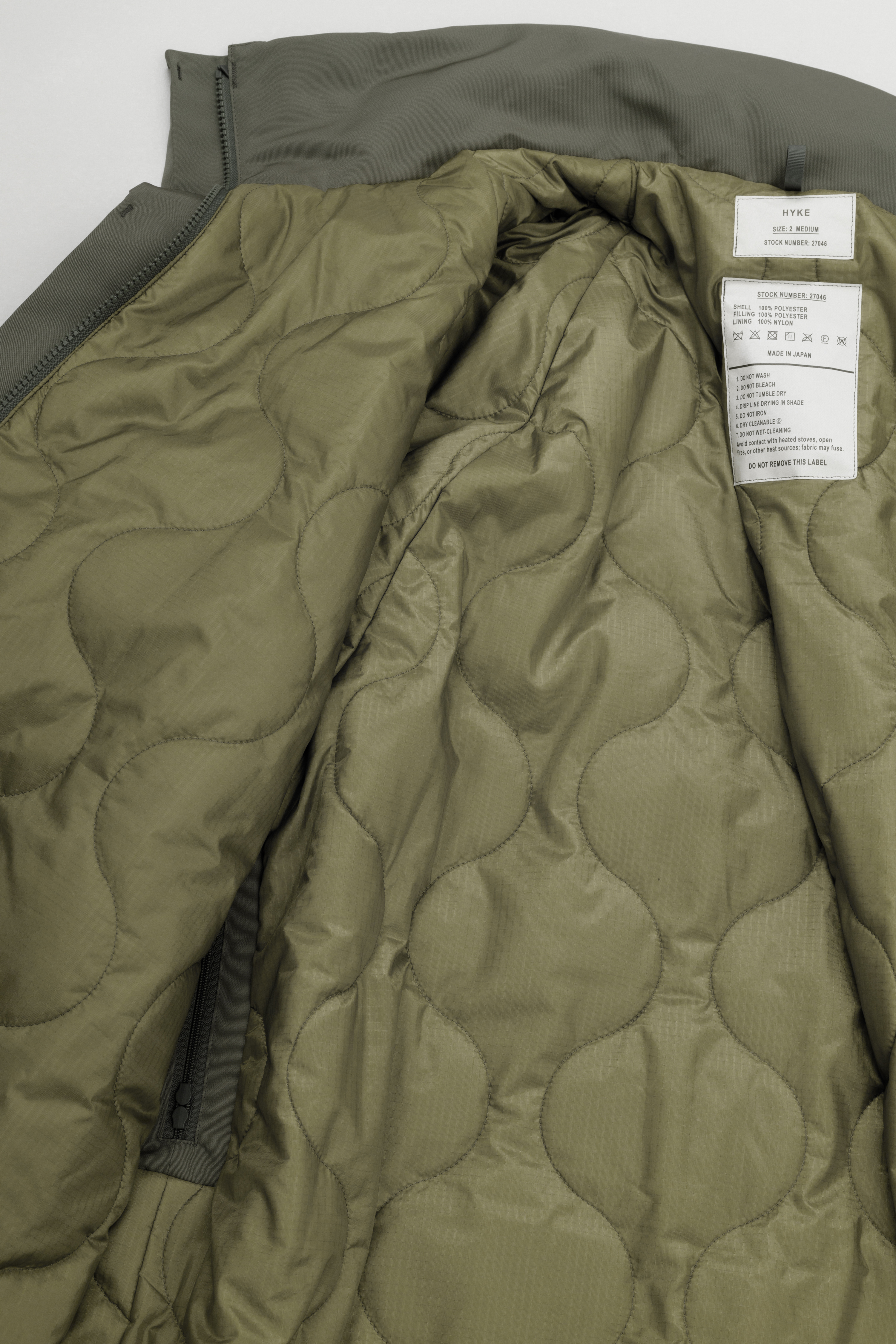 BIOTOPが別注したHYKEのミリタリーコートを発売。ポップアップも開催