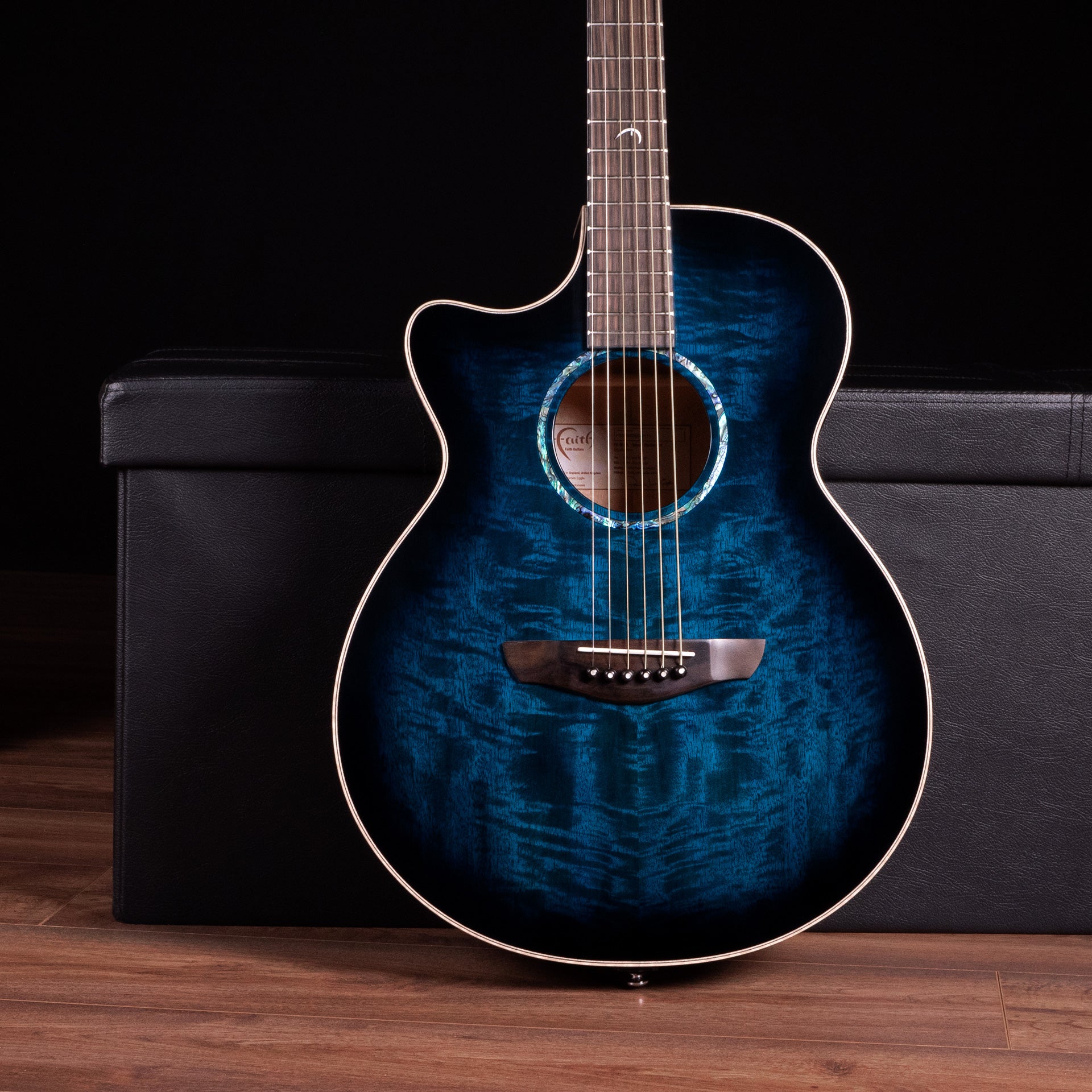 Faith Blue Moon Venus Cutaway Electro Left Handed FVBLML