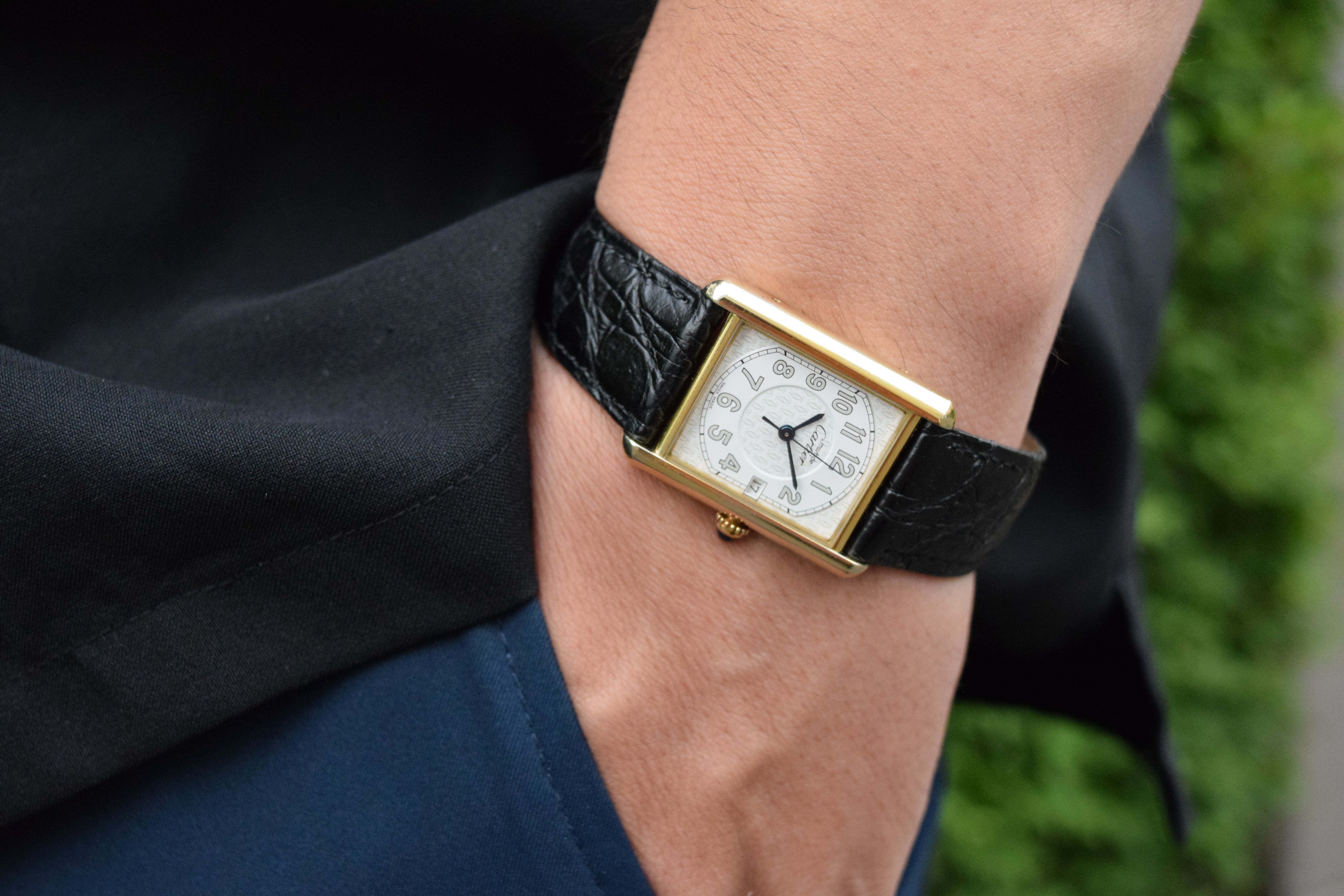 廃盤マスト ドゥ カルティエ タンク ヴィンテージウォッチ アラビア XL