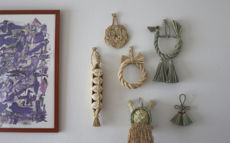 わら細工たくぼ 干支しめ縄 (午) の通販