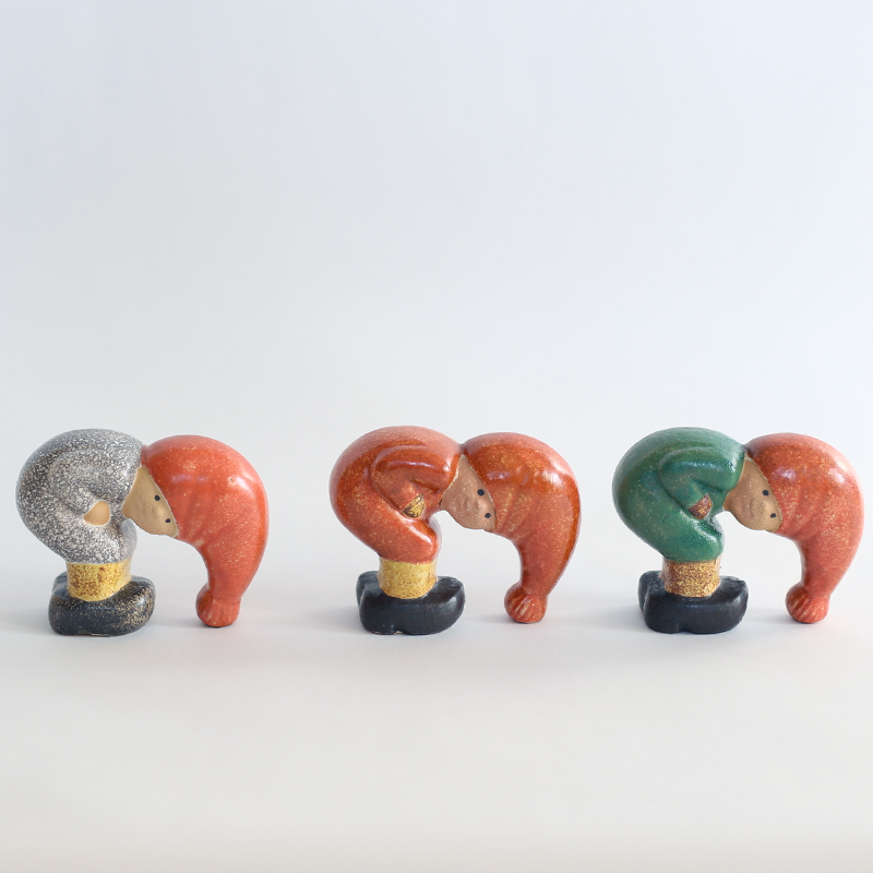 Lisa Larson(リサラーソン) クラウチングトムテ 陶器 オブジェ