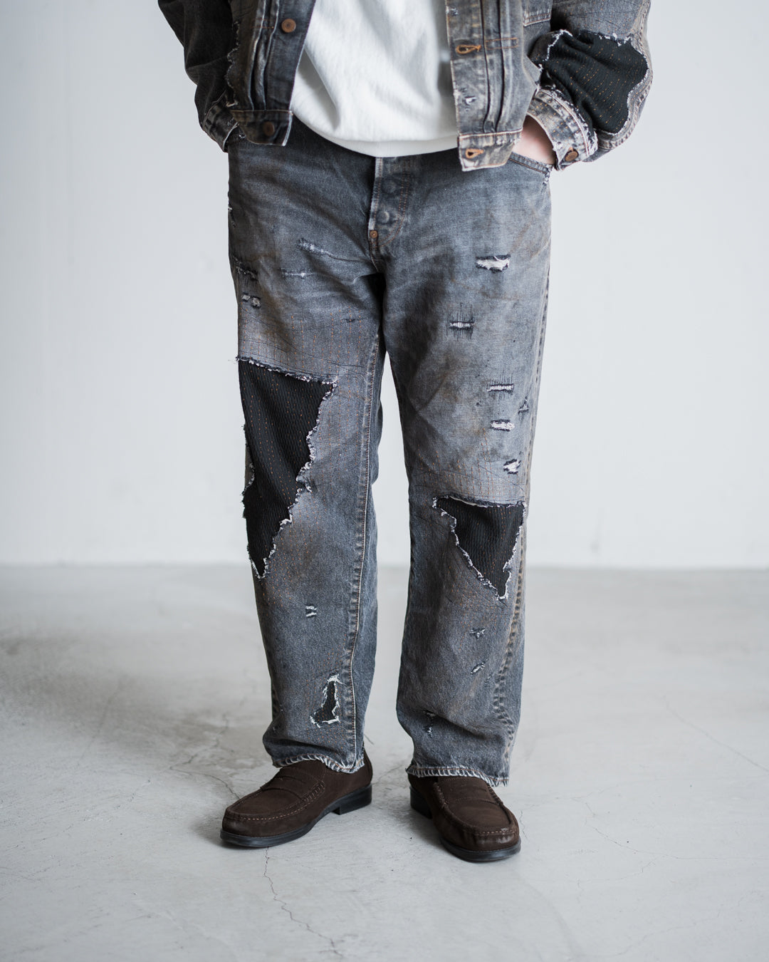 通販] ANACHRONORM(アナクロノーム) REGULAR TAPERED REMAKED 5P BLACK