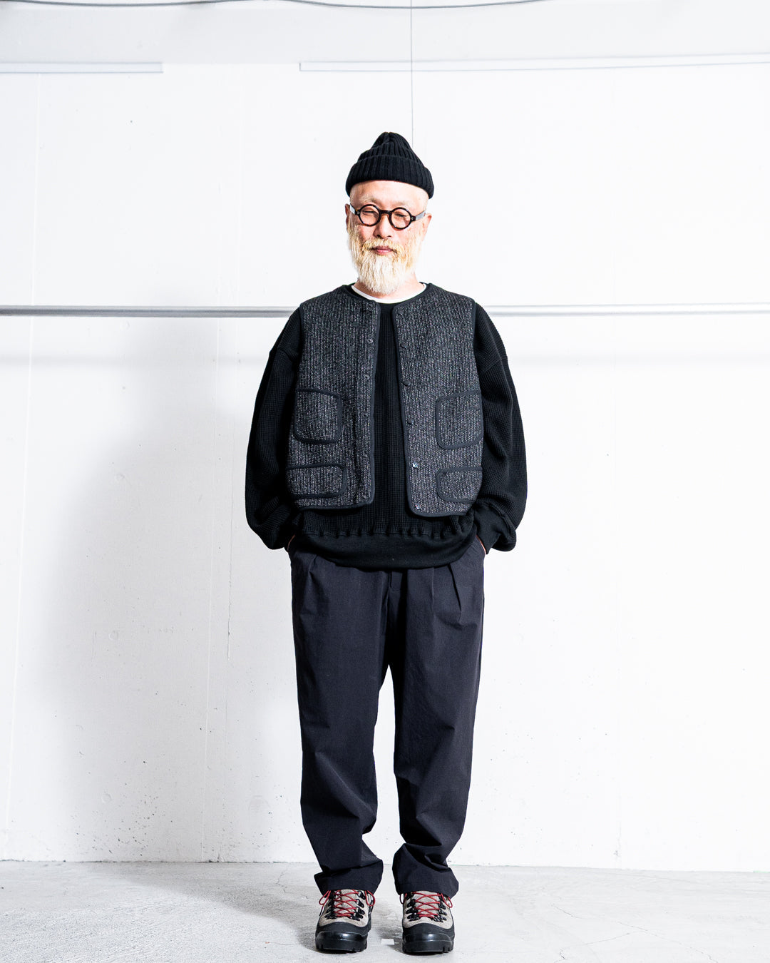 BROWN'S BEACH JACKET 524-LOW NECK VEST – fazeone