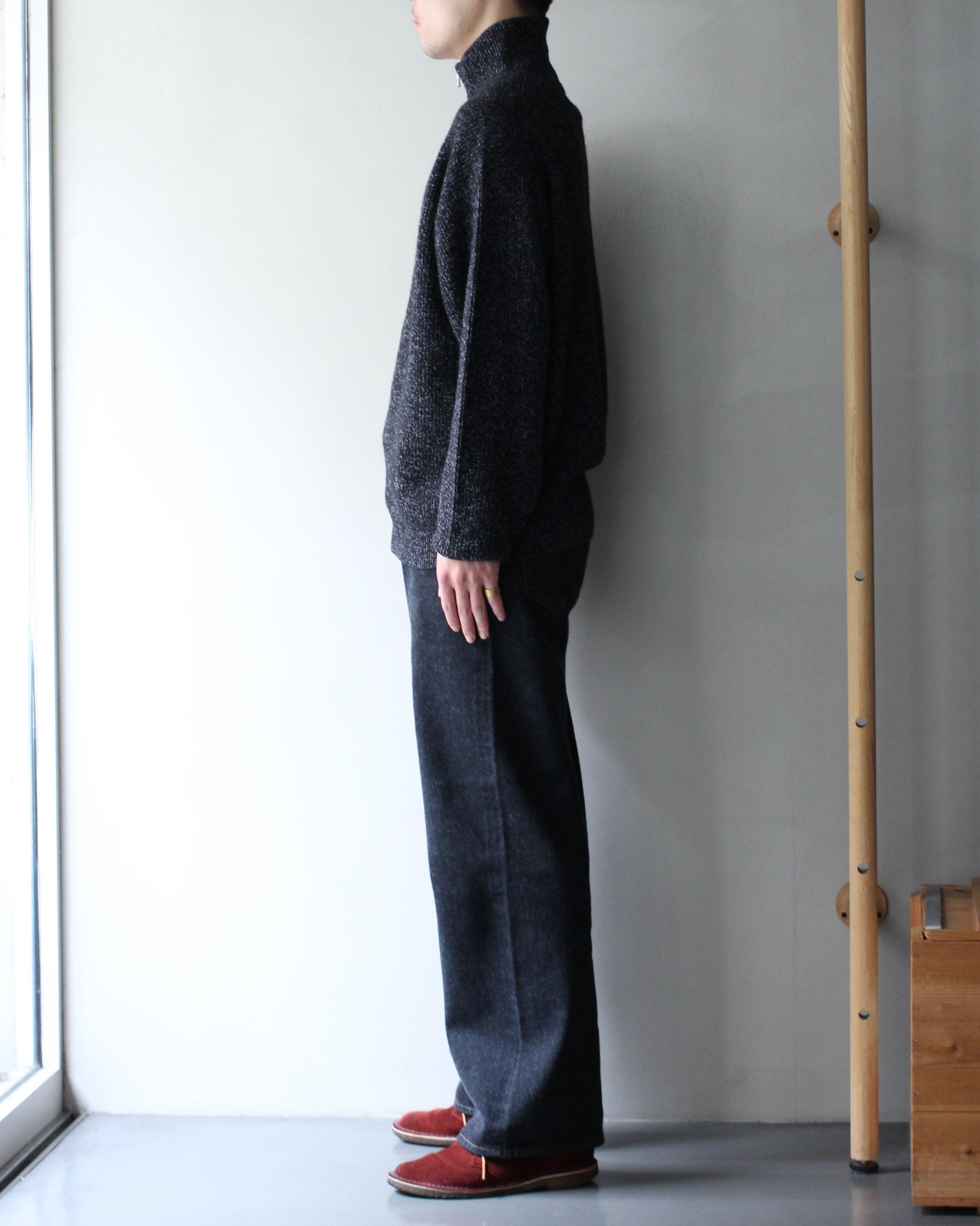 ULTERIOR/W/C MEALANGE RIB DRIVERS KNIT 