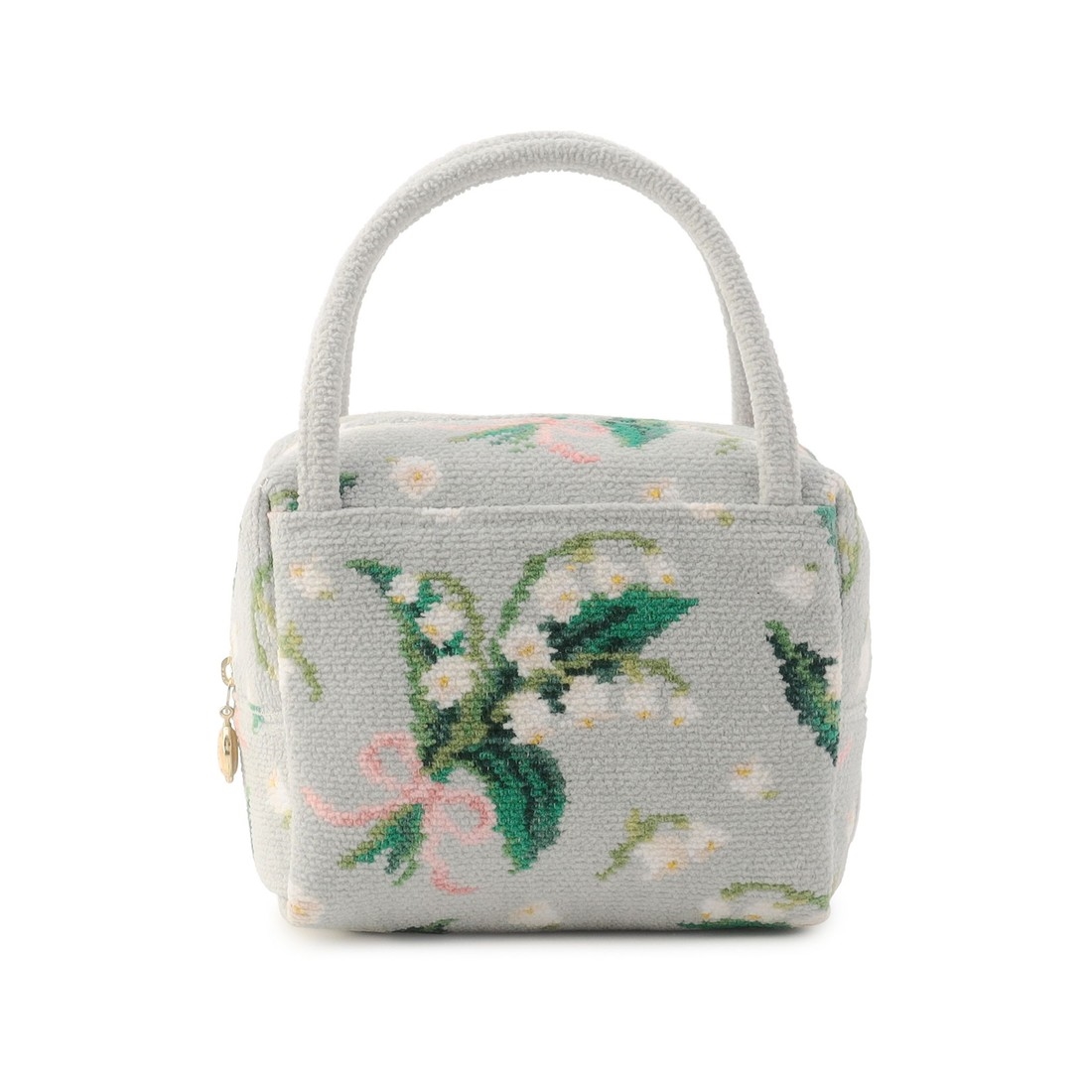 ピュールミュゲ ミニボストン PMG-246033（WEB限定）(シルバーグレー